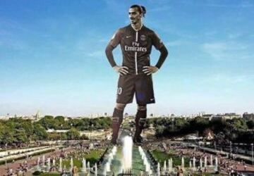 Los memes más divertidos de Ibrahimovic y la Torre Eiffel