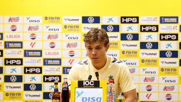 30/10/2025 FUTBOL SEGUNDA DIVISION TEMPORADA 25/26 UD LAS PALMAS Rueda de prensa de Lorenzo Amatucci