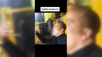 ¡Gallito Bostero! Cristián Castro aparece en La Bombonera apoyando a Boca Jrs.