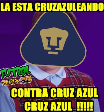 Los mejores 20 mermes del Pumas vs Cruz Azul