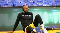 Lorenzo Brown, #4 of Maccabi Playtika Tel Aviv warming up during the 2022/2023 Turkish Airlines EuroLeague Regular Season Round 4 match between Maccabi Playtika Tel Aviv and LDLC Asvel Villeurbanne at Menora Mivtachim Arena on October 20, 2022 in Tel Aviv, Israel.