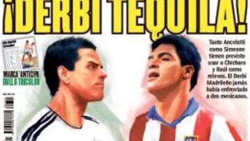 El diario mexicano ‘Record’ habla de un ‘¡Derbi Tequila!’.