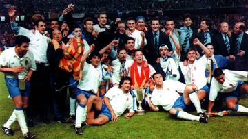 ZARAGOZA CAMPEON DE LA RECOPA FRENTE AL ARSENAL 1995