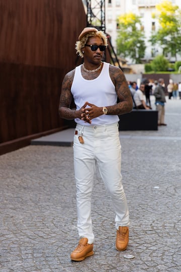Future durante el desfile de Louis Vuitton Menswear Primavera/Verano 2026, en el marco de la Semana de la Moda de Par¨ªs, el 24 de junio de 2025 en Par¨ªs, Francia.