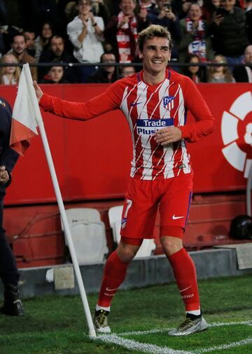 0-2. Griezmann celebr¨® el segundo gol.