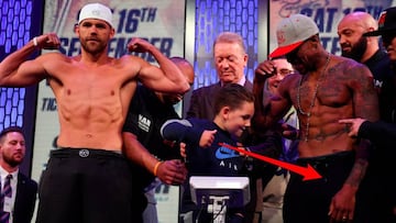 El hijo de Billy Joe Monroe golpeo a Monroe Jr. en pleno pesaje.