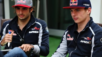 Verstappen confiesa su mala relación con Carlos Sainz