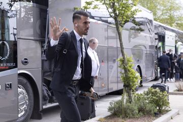 Ceballos a su llegada. 