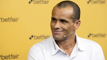 Rivaldo, en un acto como embajador de Betfair.