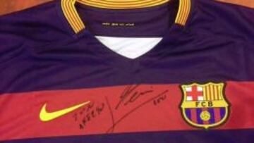 Camiseta de Messi.