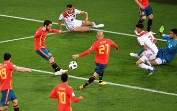 0-1. Isco marc¨® el gol del empate.