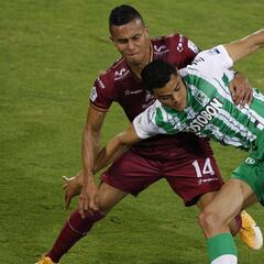 Atlético Nacional cae ante Deportes Tolima en el Atanasio