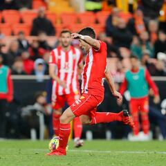 Valencia 2- Almería 2: resumen, resultado y goles
