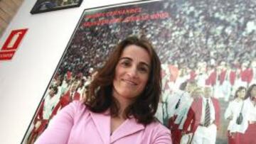 Isabel Fernández, ayer.