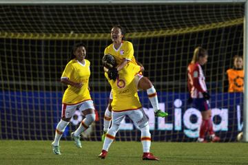 Buena presentación de Santa Fe en España en el partido por la Copa Dimayor-LaLiga Women ante Atlético Madrid. Melissa Herrera marcó el gol para el 1-1 final.