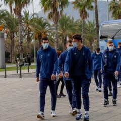 El Dinamo pasó los PCR y dio un tour por Barcelona