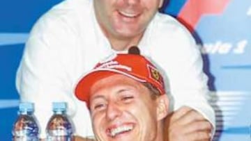 <b>ANÁLISIS SERIO. </b>Berger, detrás de Michael Schumacher.