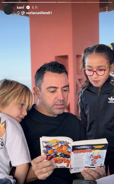 Ni ‘Dragon Ball’ ni ‘One Piece’, Xavi Hernández les lee a sus hijas el manga más popular del mundo ante la sorpresa de todos