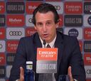 Emery lamenta las ocasiones falladas ante el Madrid