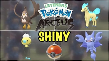 Pok&eacute;mon Shiny en Leyendas Pok&eacute;mon Arceus