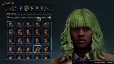 El editor de personajes de Hogwarts Legacy no incluye elección de género