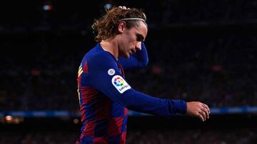 Griezmann con el Barcelona.