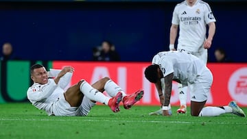 Mbappé y Rodrygo del Real Madrid.