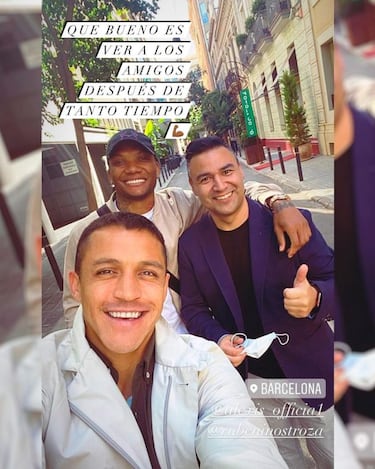 Alexis y Junior Fernandes se reencuentran en Barcelona