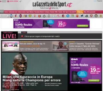 Portadas de la prensa extranjera