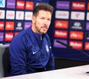 Simeone: “¿Ambiente hostil? A mí me gusta más ver a la gente reír en la grada...”
