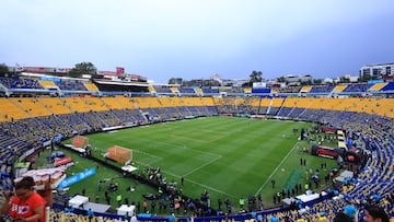 Generl View Stadium during the final first leg match between America and Toluca as part of the Liga BBVA MX, Torneo Clausura 2025 at Ciudad de los Deportes Stadium on May 22, 2025 in Mexico City, Mexico.