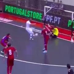 El show de Ricardinho con Portugal: anotó un gol de genio