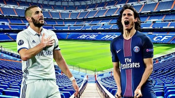 Cumbre Madrid-PSG para un cambio Cavani-Benzema