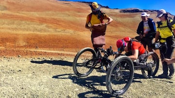 02/11/17 ASCENSO DE GEMMA HASSEN-BEY  AL TEIDE primera fase del ascenso al Teide