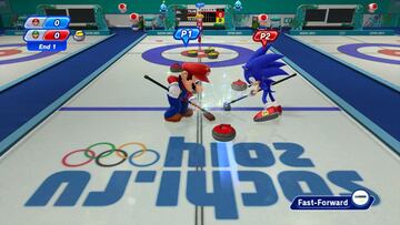 Captura de pantalla - Mario &amp; Sonic en los Juegos Olímpicos de Invierno - Sochi 2014 (WiiU)