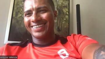 Antonio Valencia en la entrevista con AS.