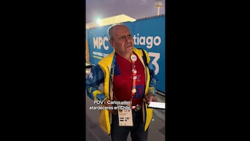 Colombiano queda asombrado con esto que ocurre en Santiago cada tarde: “Mire la belleza”