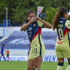 América derrotó a Cruz Azul en la Jornada 1 de la Liga MX Femenil