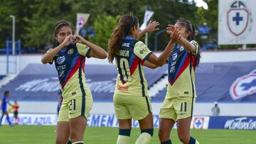 Am&eacute;rica derrot&oacute; a Cruz Azul en la Jornada 1 de la Liga MX Femenil