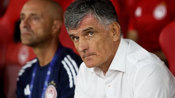 Mendilibar, en el banquillo ante el Pafos.