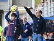 José Juan Romero, durante el Eibar-Ceuta.