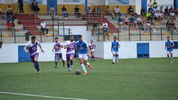 Imagen del partido entre el Melilla y el Real Jaén