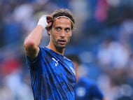 during the 13th round match between Monterrey and Atletico de San Luis as part of the Liga BBVA MX Varonil, Torneo Clausura 2026 at BBVA Bancomer Stadium, on April 04, 2026 in Monterrey, Nuevo Leon, Mexico.