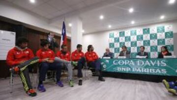 Santiago 17 de Septiembre de 2015.
Sorteo Copa Davis entre Chile y Venezuela.
Javier Torres/Photosport