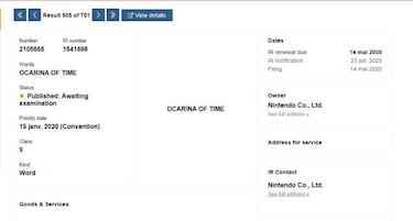 Nintendo registra una nueva marca de The Legend of Zelda: Ocarina of Time