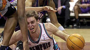 Pau Gasol no pudo dar la victoria a los Grizzlies.