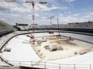 Ongoing work on the new Atletico Madrid stadium
