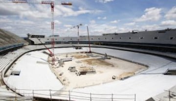 Ongoing work on the new Atletico Madrid stadium