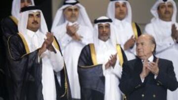 SU PLAN. Blatter, que en mayo tratará de ser reelegido para su quinto mandato como presidente de la FIFA, hizo valer su tesis para que el Mundial de Qatar se dispute entre noviembre y diciembre.