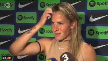Respuesta de jugadora del Barça: “No te entiendo en castellano”
